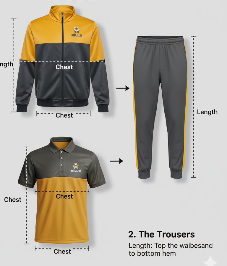 RILLS IG Tracksuit (Sports Uniform) 3Piece